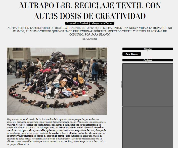 Captura Revista Madriz 2016. Artículo Altrapo